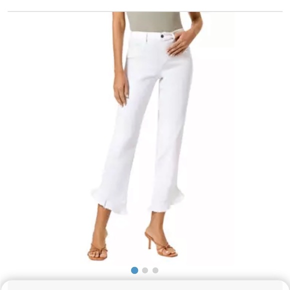 HUE Denim - Stylish White Flared Jeans
